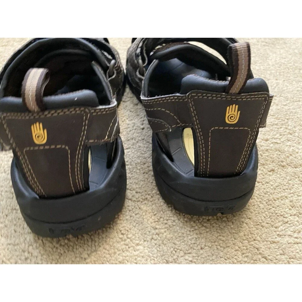 Teva Men's Forebay Hiking Sandal Brown Mesh Gorpcore Techwear Men’s Size 9